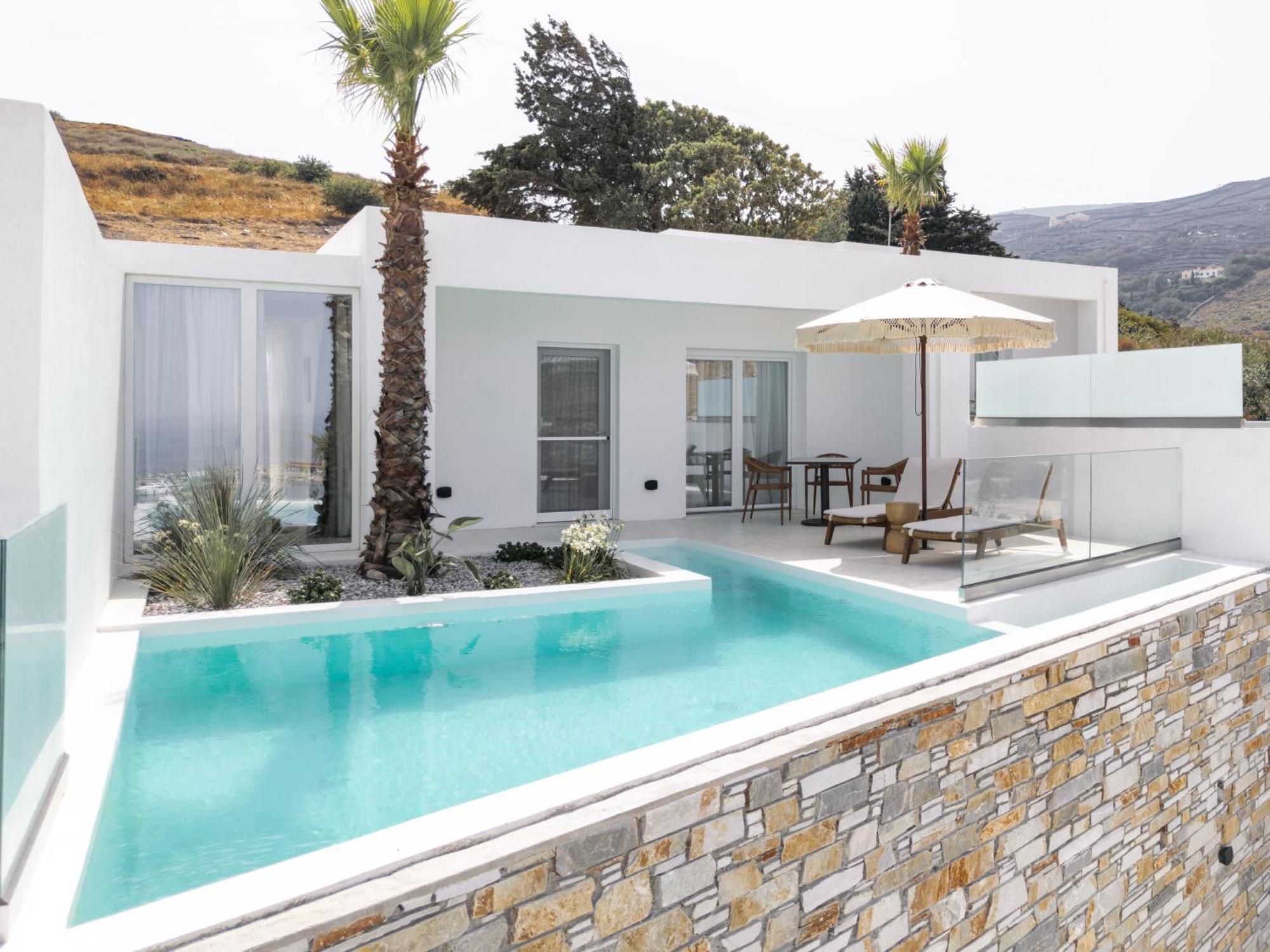Golden Vista, Beachfront Suites By Explore Andros Екстер'єр фото