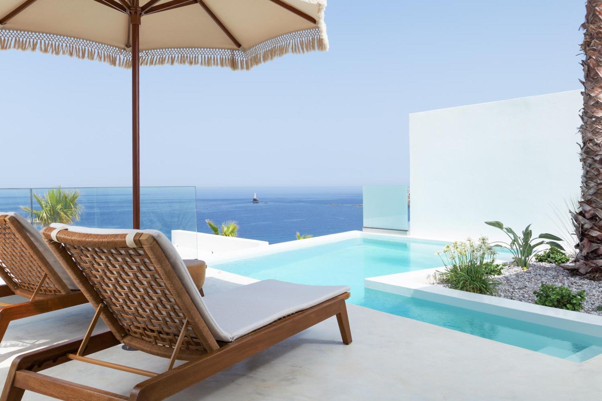 Golden Vista, Beachfront Suites By Explore Andros Екстер'єр фото